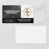 Energie-Logo | elektricien Visitekaartje (Voorkant / Achterkant)