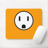 Energie - Muismat (Oranje) (Met muis)