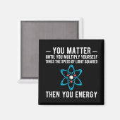 energie, omdat wetenschap, voor wetenschapper magneet (Voorkant / Achterkant)