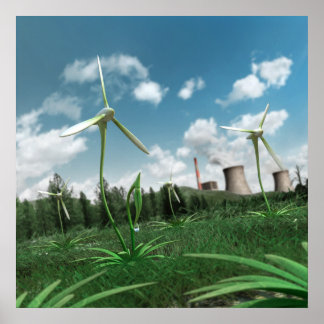 Energie-Plant 2 Canvas Poster