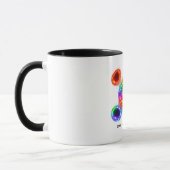 Energie Ring Koffiemok – Abstract Kleurcirkel Ontw Mok (Links)