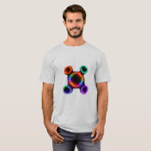 Energie Ring Sterrenstelsel Shirt – Abstract Plasm (Voorkant volledig)