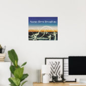 Energie stroomt door mij poster (Thuiskantoor)
