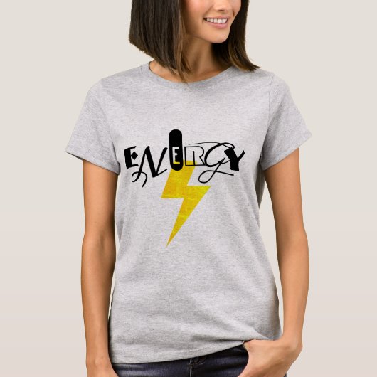 Energie-thin Sign Power T-shirt (Voorkant)