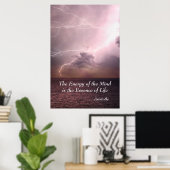 Energie van de essentie van het leven Aristoteles- Poster (Thuiskantoor)