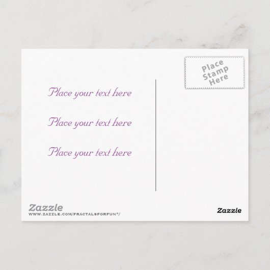 Energie van de liefde briefkaart (Achterkant)