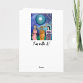 Energie van de maan | hemelkunstwerk kaart (Achterkant)