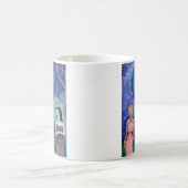 Energie van de maan | hemelkunstwerk koffiemok (Center)