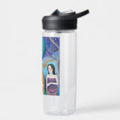 Energie van de maan | hemelkunstwerk waterfles (Links)