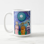 Energie van de Maan | Hemelse Kunst Koffiemok (Links)