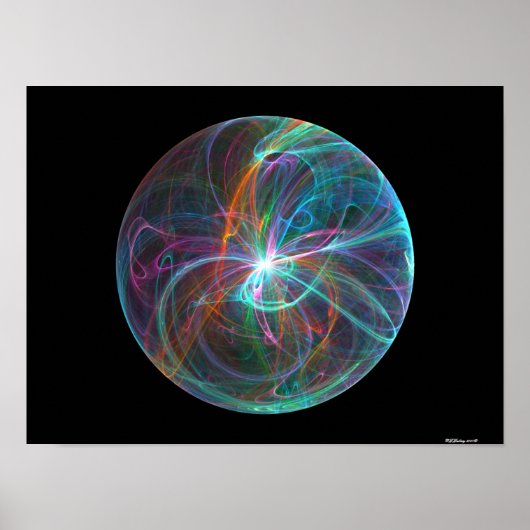 Energie van de regenboog poster (Voorkant)