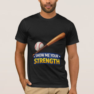 Energie van een honkbalspeler – Wedstrijd Dag Sfee T-shirt