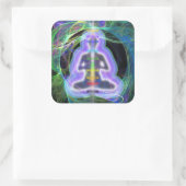 Energie Vierkante Sticker (Tas)