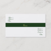 Energie-Visitekaartje Visitekaartje (Achterkant)