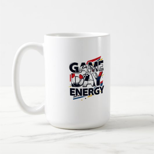 Energie voor de Wedstrijd Koffiemok (Links)