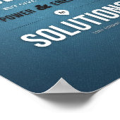 Energie voor oplossingen - 8-inch x10-inch art afd poster (Hoek)