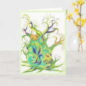 Energie x van de boom 5 afbeeldingWenskaart Kaart (Gele Bloem)