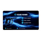 Energieaders Residentiële Drukreiniging Etiket (Voorkant)