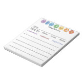 Energiebalans Crystal Chakra Notitieblok (Linkerzijde)
