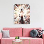 Energiebalken voor soep canvas afdruk (Insitu (Woonkamer))