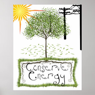 Energiebesparend Poster voor Colassal Print