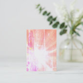 *~* Energiebesparende handen die liefde en licht u Visitekaartje (Staand voorkant)