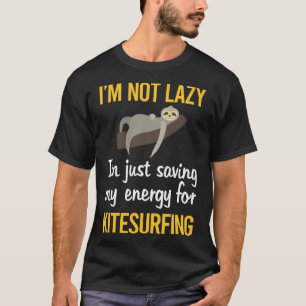Energiebesparende Kitesurfen Kitesurf Kitesurfer T-shirt