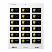 Energiebesparende lamp etiket (Full Sheet)