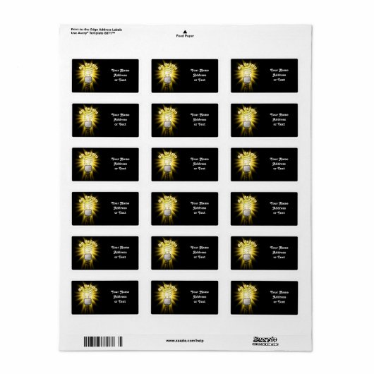 Energiebesparende lamp etiket (Full Sheet)