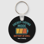 Energiebesparende modus Batterij bij Chill Retro G Sleutelhanger (Voorkant)