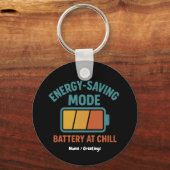 Energiebesparende modus Batterij bij Chill Retro G Sleutelhanger (Voorkant)