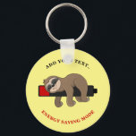 Energiebesparende modus | Funny Sloth gepersonalis Sleutelhanger<br><div class="desc">Energiebesparende modus | Funny Sloth Specialized sleutelhanger personaliseer deze sleutelhanger als een geweldig cadeau voor je vriend,  moeder,  grootmoeder of een familielid. U kunt dit mooie product aanpassen door jouw tekst toe te voegen / het tekstlettertype,  de kleur,  de grootte en de positie te wijzigen.</div>