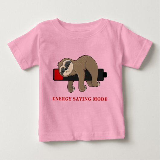 Energiebesparende modus | Funny Sloth Sjabloon (Voorkant)