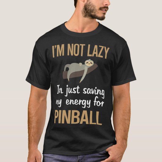 Energiebesparing Pinball T-shirt (Voorkant)