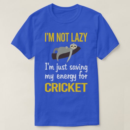 Energiebesparing voor cricket t-shirt (Design voorkant)