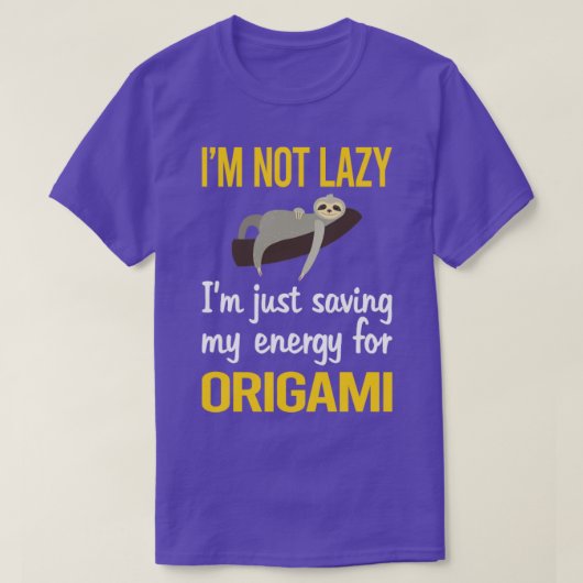 Energiebesparing voor origami t-shirt (Design voorkant)