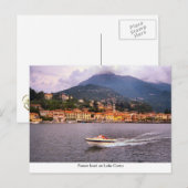 Energieboot op het Comomeer Briefkaart (Voorkant / Achterkant)