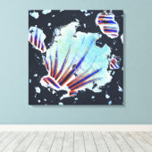 energiecode 03E24 - Universal Abstract Canvas Afdruk (Insitu (Houten vloer))