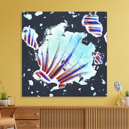 Energiecode 03E24 - Universeel Abstract Canvas Afdruk (Insitu (Woonkamer))