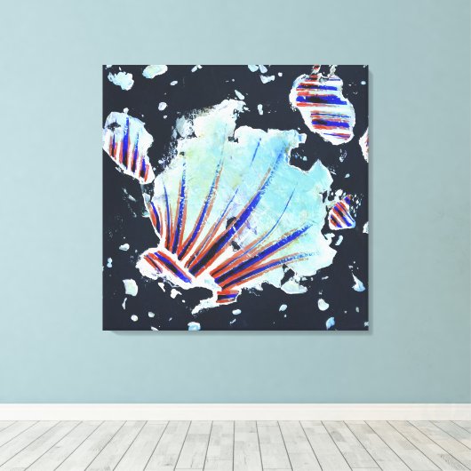 Energiecode 03E24 - Universeel Abstract Canvas Afdruk (Insitu (Houten vloer))