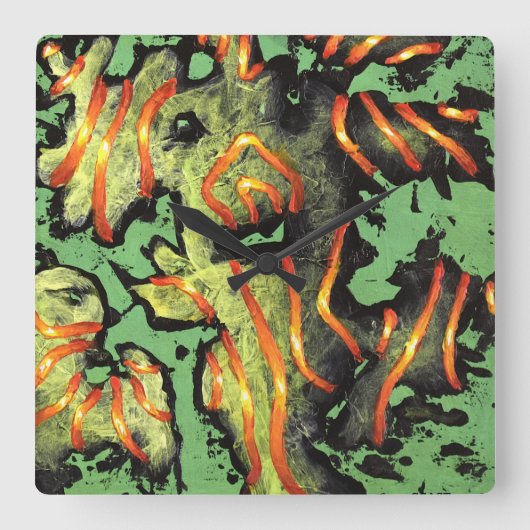 Energiecode 100 - Monster Wandklok (Voorkant)