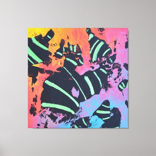 Energiecode 1E23 - Opgespannen Canvasprint Canvas Afdruk (Voorkant)