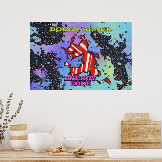 Energiecode - DOGGY SPARK - Posters (Keuken)
