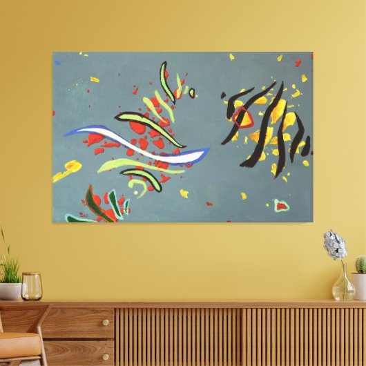 Energiecode DY325 Canvas Afdruk (Insitu (Woonkamer))