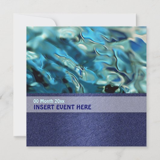 Energieconferentie over het watermilieu kaart (Voorkant)