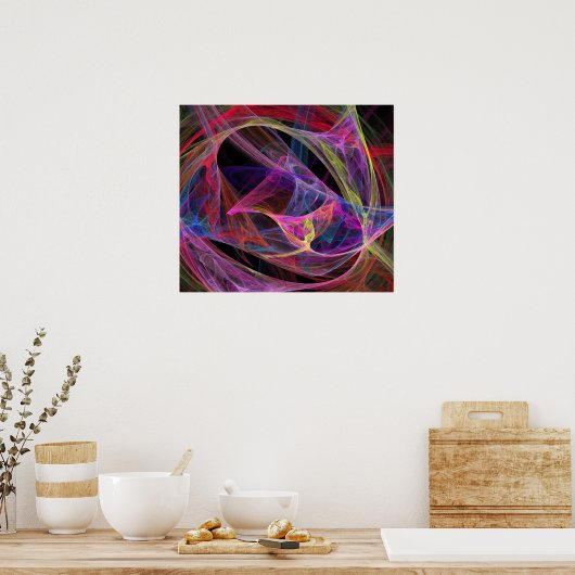 Energiegolven Poster (Keuken)