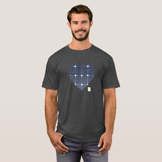 ENERGIEHART VAN SOLAR PANEL T-SHIRT (Voorkant volledig)
