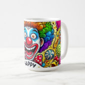 energieke April Fools’ Day kaart Koffiemok (Voorkant rechts)