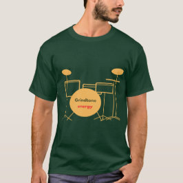 Energieke Drumstel Grafische Uitbarsting VOOR T-SH T-shirt