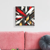 Energieke elegantie canvas afdruk (Insitu (Woonkamer))